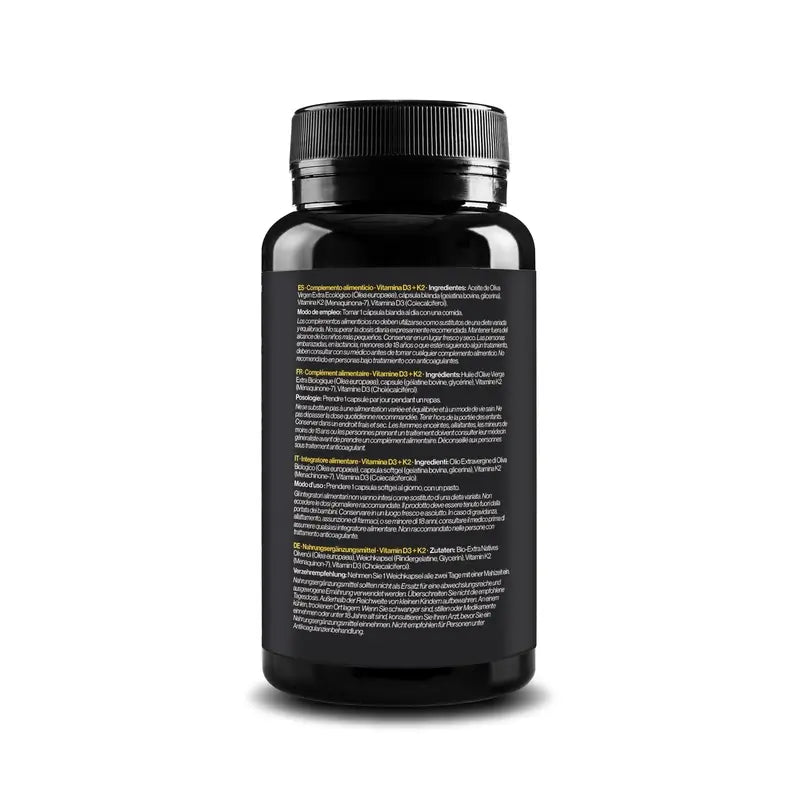 Zenement Vitamin D3 + K2, 2000 Ui AND 150 µg Mk-7, 200 softgels