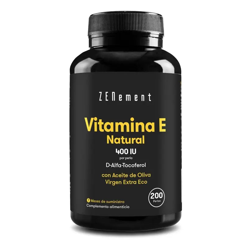 Zenement Vitamin E Natural 400 IU, 200 softgels