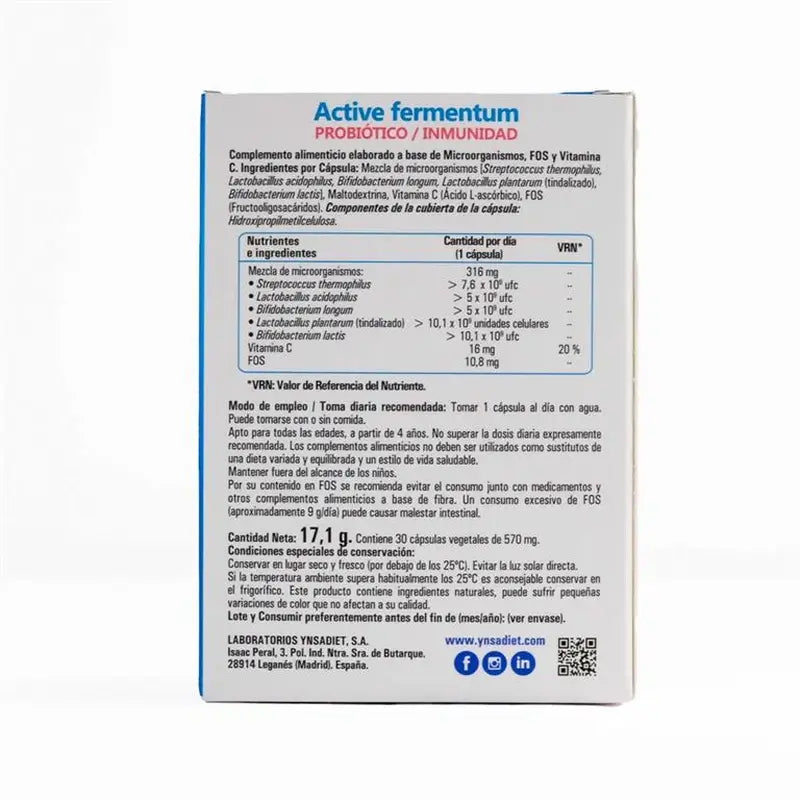 Zentrum Active Fermentum Zentrum 30 Capsules