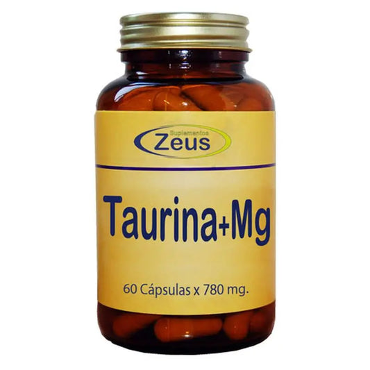 Zeus L-Taurine + Magnesium 780 Mg , 60 capsules