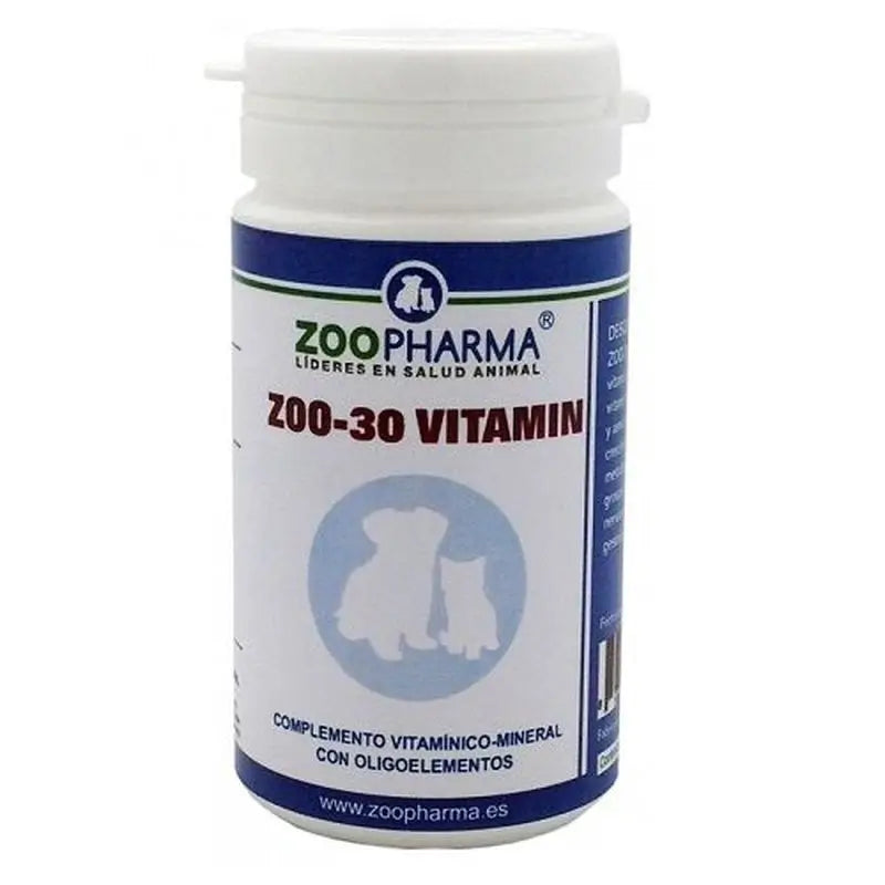 Zoopharma Zoo-30 Vitamins Dogs & Cats 30Comp