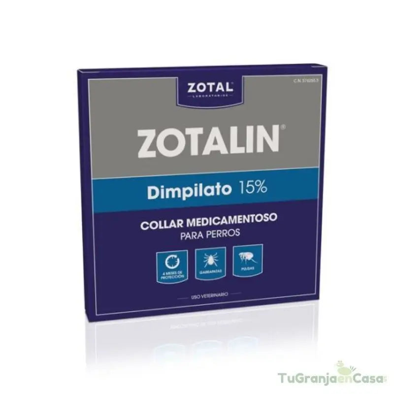 Zotal Zotalin Antiparasitic Dog Collar