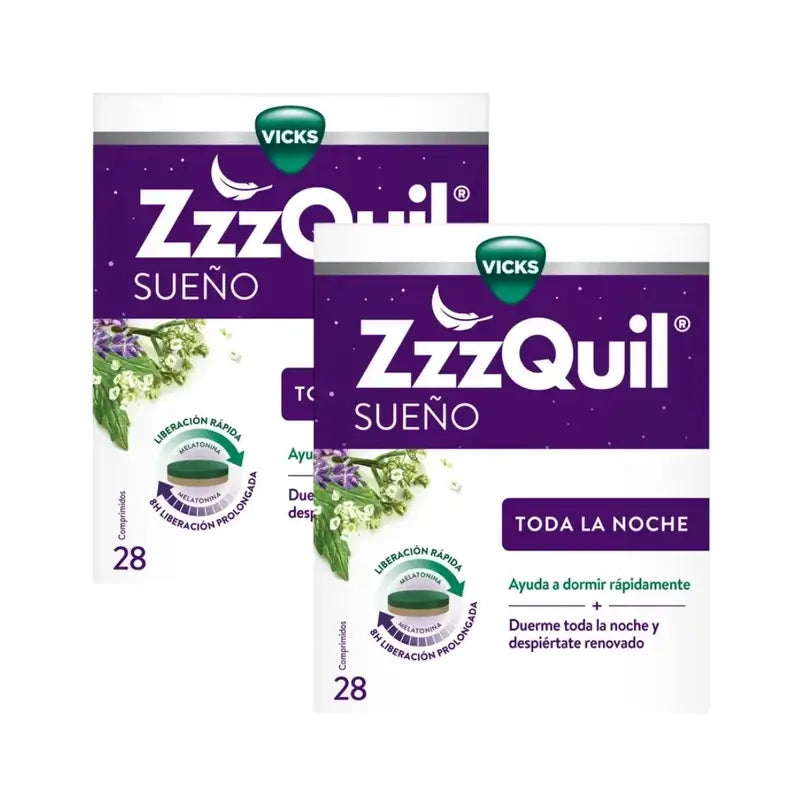 Zzzquil Melatonin, Valerian & Vitamin B6, 2X28 Tablets