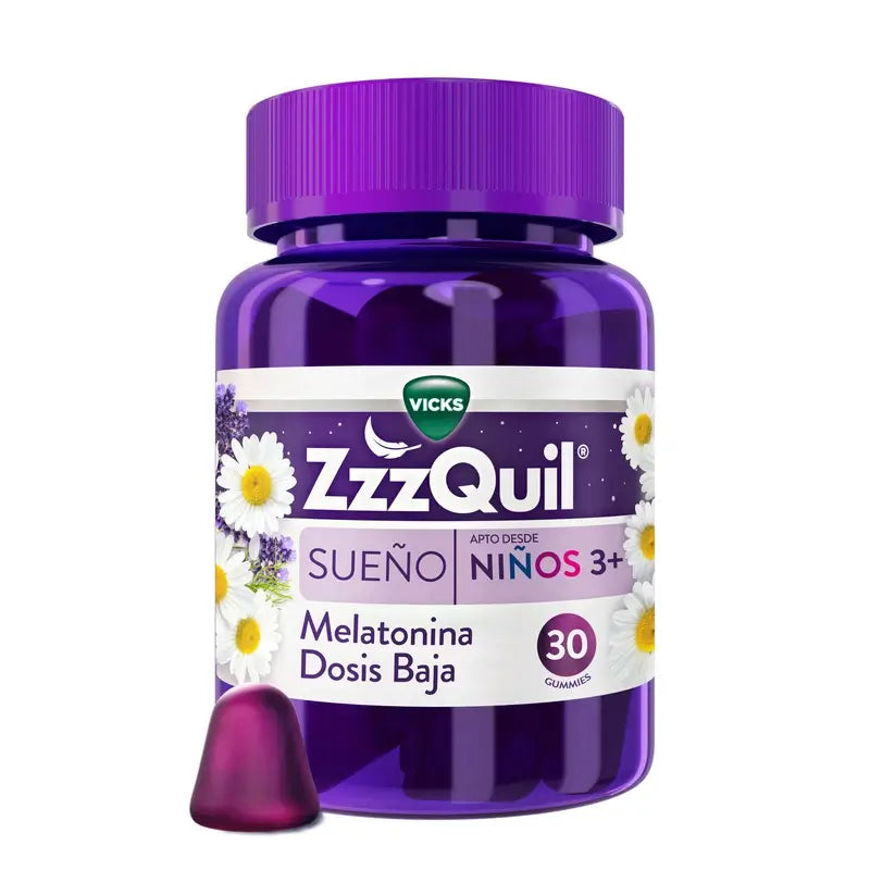 Zzzquil Natura Kids Melatonin from 4 Years Old and Up, 30 gummies