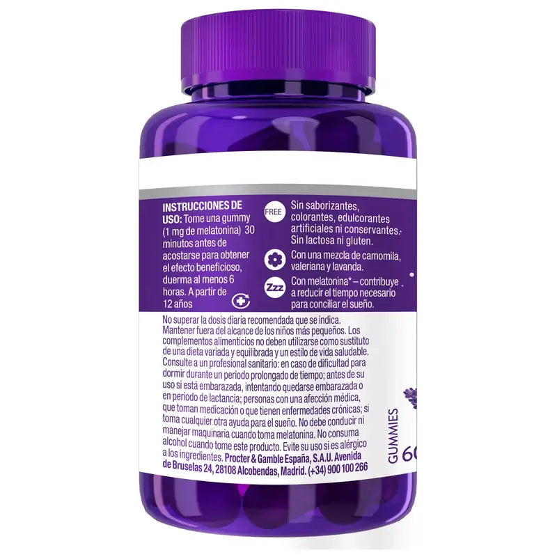 ZzzQuil Natura Melatonin, 60 Gummies