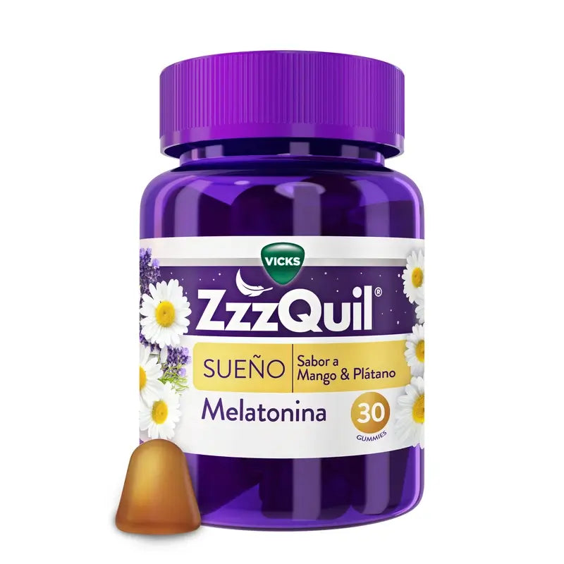 ZzzQuil Mango, Banana and Valerian, 30 Gummies