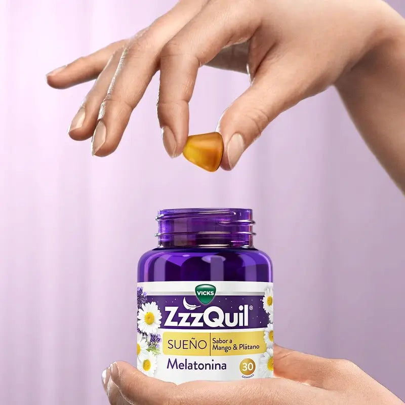 ZzzQuil Mango, Banana and Valerian, 30 Gummies